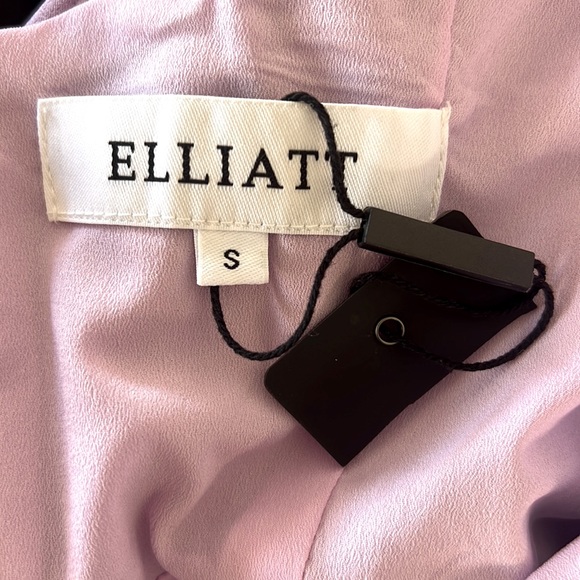 ELLIATT Camo Asymmetric Satin Cocktail Dress lilac light purple Size Small - Picture 6 of 7
